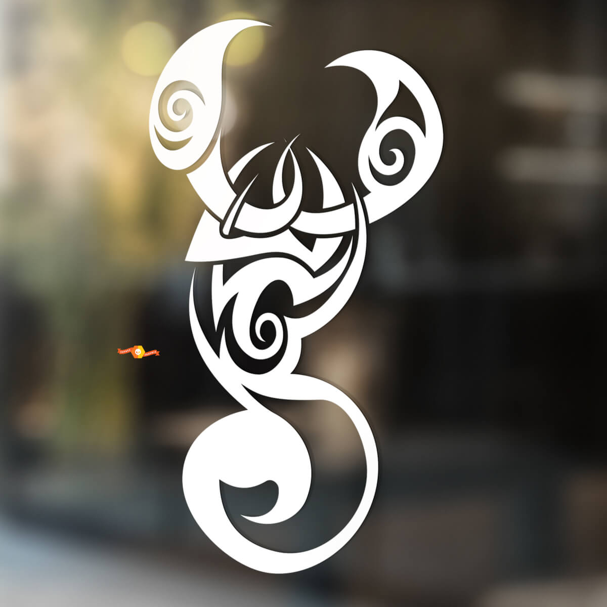 Scorpion Glad Tribal Stijl Universele Vinyl Decal Sticker