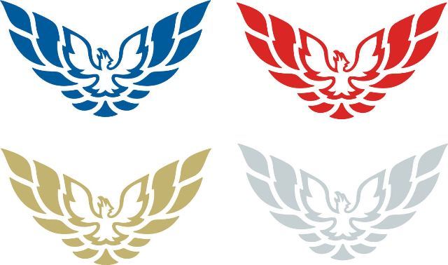 Set zijpaneel vogeldecoratie voor Pontiac Firebird Trans Am 1998-2002