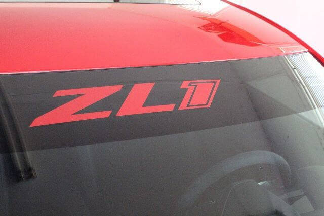 ZL1 Voorruit Wenkbrauw Vinyl Sticker voor Chevrolet Camaro SS LT