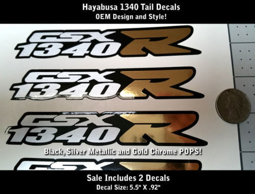 GSX 1340R Stijl Achterlichtraam Vinyl Decal Set voor Suzuki Hayabusa