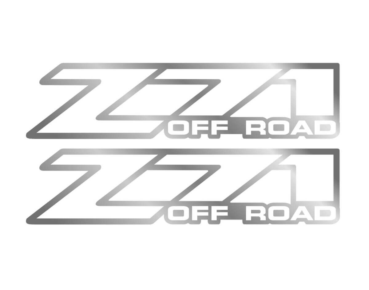 set 2 - Z71 Offroad 2001 - 2006 sticker sticker Chevy Silverado 4x4
