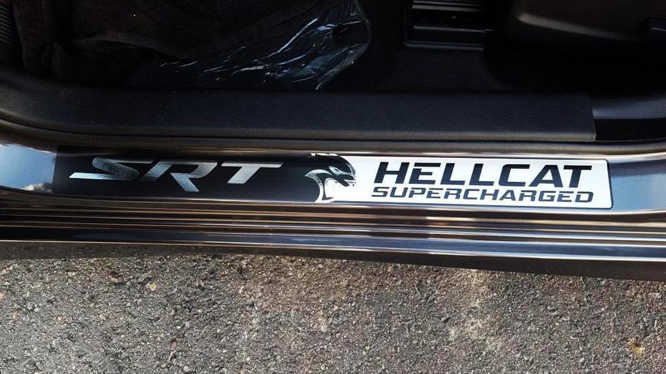 SRT Hellcat Stijl Deurdorpel Vinyl Stickers Set voor Dodge Challenger Charger