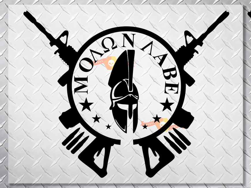 Molon Labe Spartan Helm Capuchon Vinyl Decal Sticker voor Jeep Wrangler