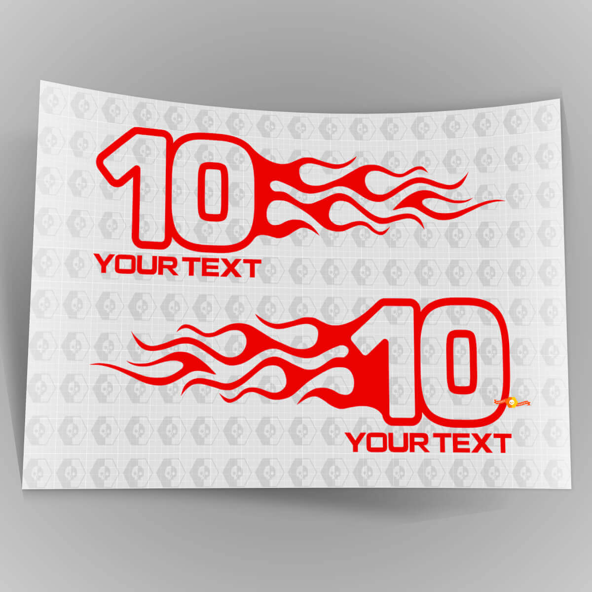 Mopar Dodge Chrysler Jeep Flame Style Logo Rechts & Links auto sticker stickers