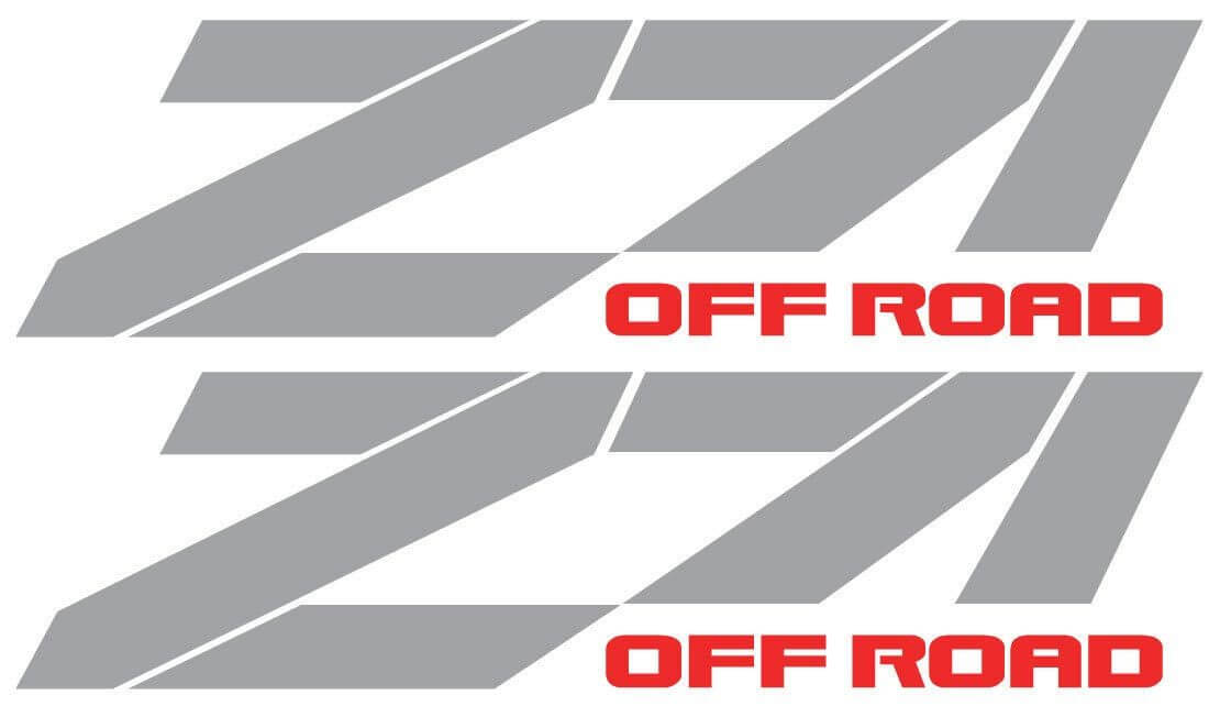 REFLECTERENDE Z71(A) off-road chevy GMC RACING Silverado vrachtwagen sticker sticker 15 