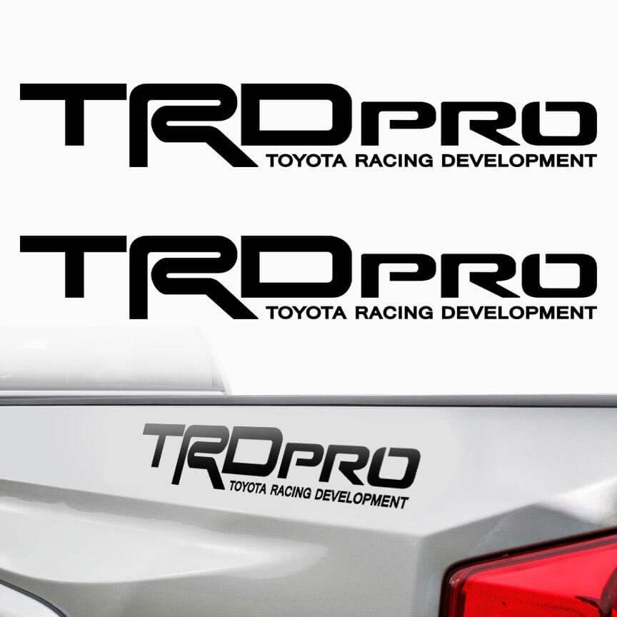TRD Pro-lettering zijwand vinylsticker voor Toyota Tundra