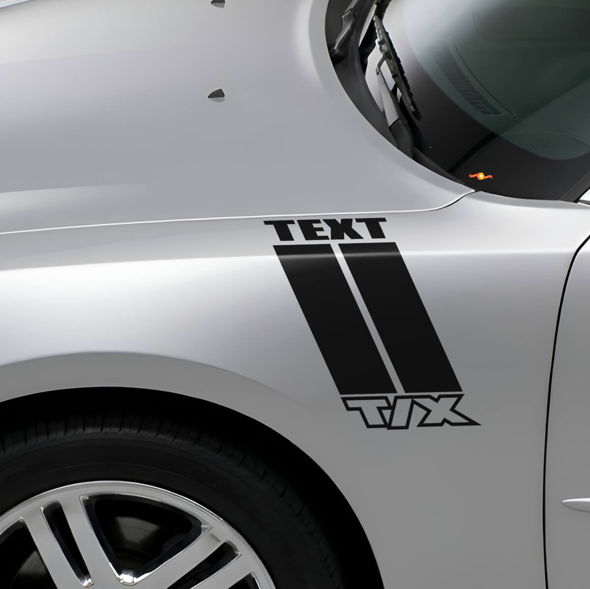 Aangepast Zijkant Hash Vinyl Strepen Decal Kit voor Dodge Durango