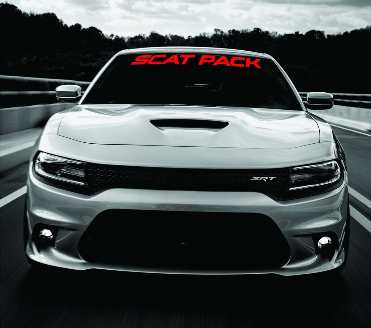 Dodge Charger SCAT PACK voorruit banner sticker sticker 2011-2018 SRT MOPAR 392 Scatpack
