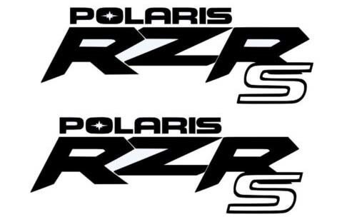 2 x Polaris Team Rzr Sportsman Ranger stickerembleem