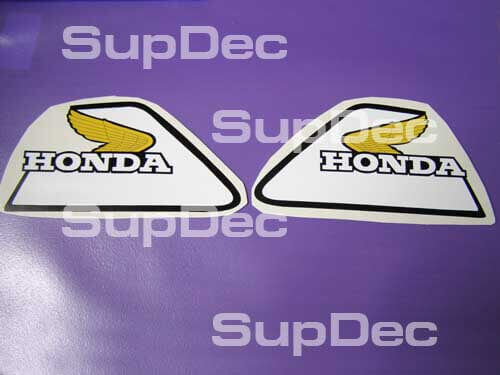 Honda Wing Tank Vinyl Sticker Set voor CR125 XR80 CR XR Motoren