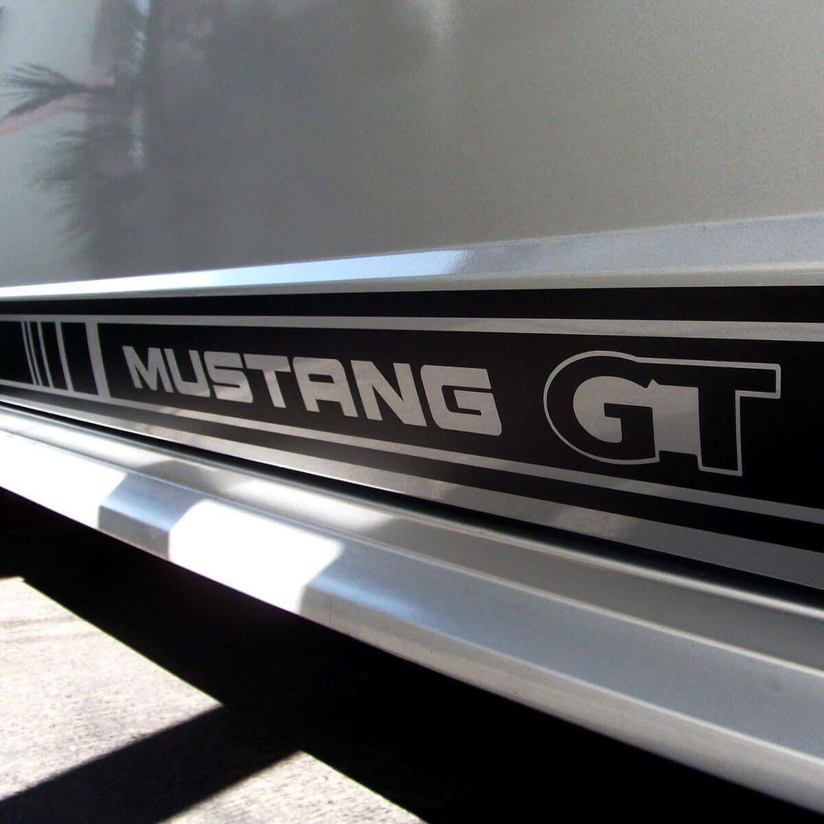 Musclecarmodel GT-lettering zijstrepen vinyl decal set voor Musclecar Musclecarmodel