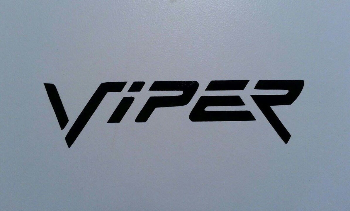 Viper-logo vinylsticker voor Dodge Plymouth Cuda Challenger Demon