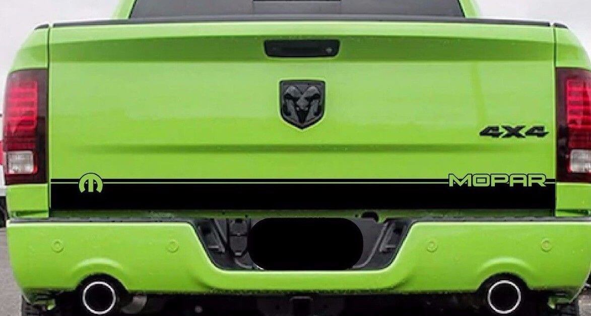 Mopar Achterklep Streep Vinyl Sticker voor Dodge Ram 1500 2009-2018