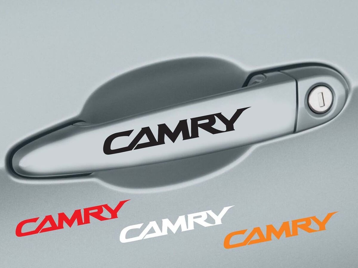 Vinyl decalset voor portierhendels Toyota Camry