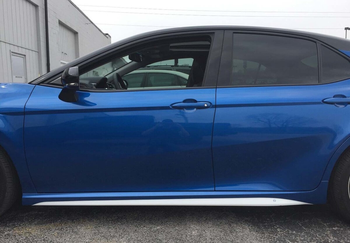 Dunne Rocker Panel Streep Vinyl Decal Kit voor Toyota Camry 2018-2019