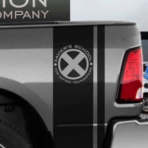 Hemi Dodge Ram RT Vinyl Side Stripes X-Men Xavier School-logo Comics superhelden