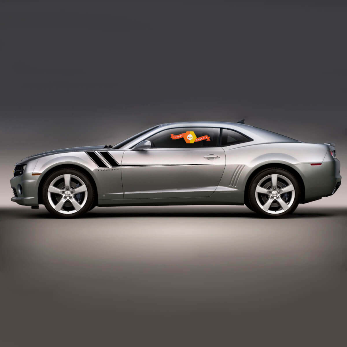 2010 2011 2012 2013 2014 2015 Chevy Camaro Spatbord aan zijkant Rally Strepen Stickers Decals
