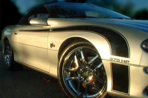 Hockeystick Zijstrepen Vinyl Decal Kit voor Chevy Camaro 1993-2002