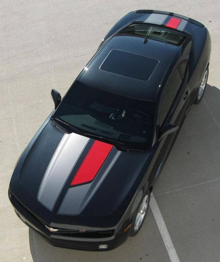 45e VERJAARDAG Racing Rally Strepen Sticker Decal Hood Grafische 2011-2013 Camaro
