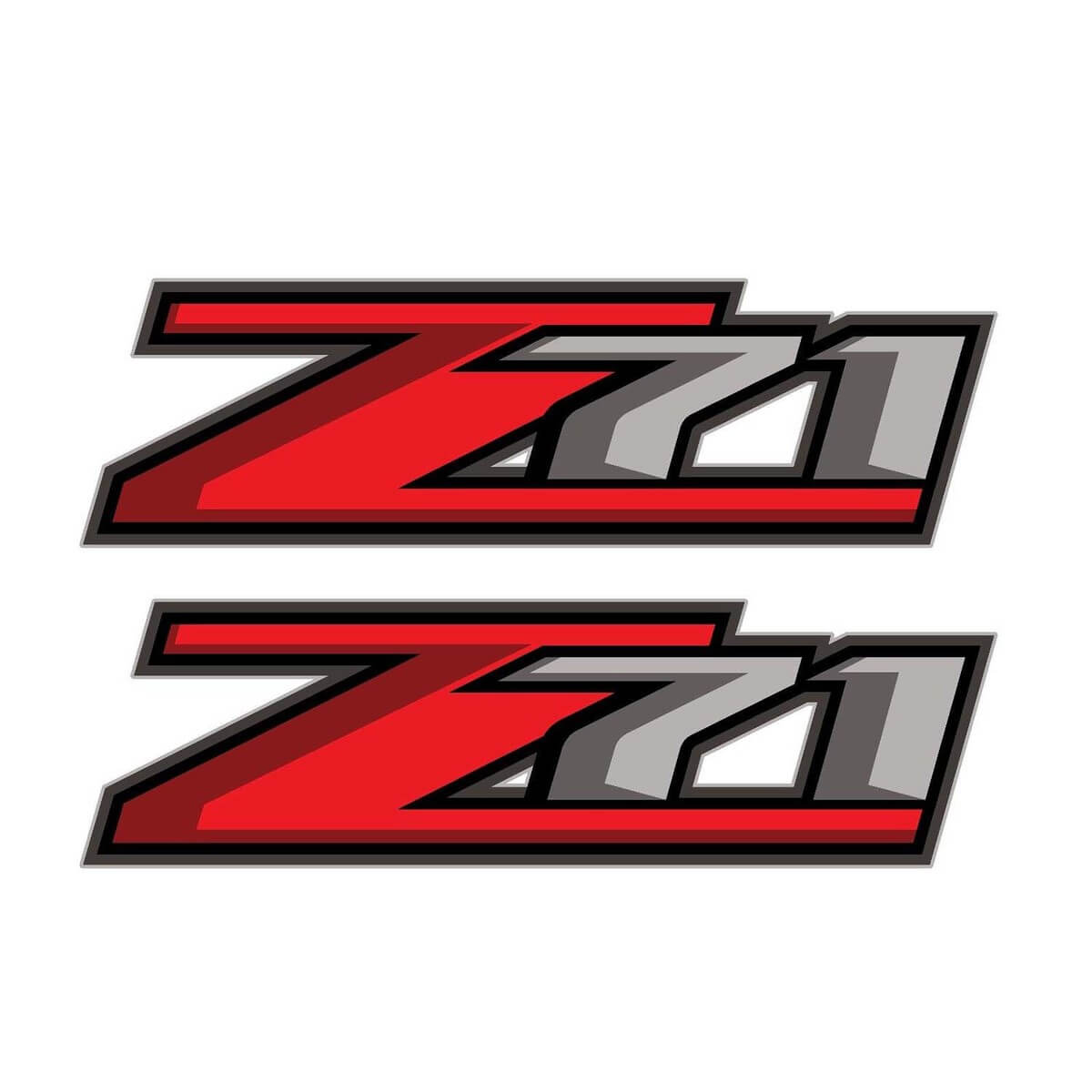 Set van 2: Z71 sticker voor 2017 Chevrolet Silverado GMC Sierra pick-up
