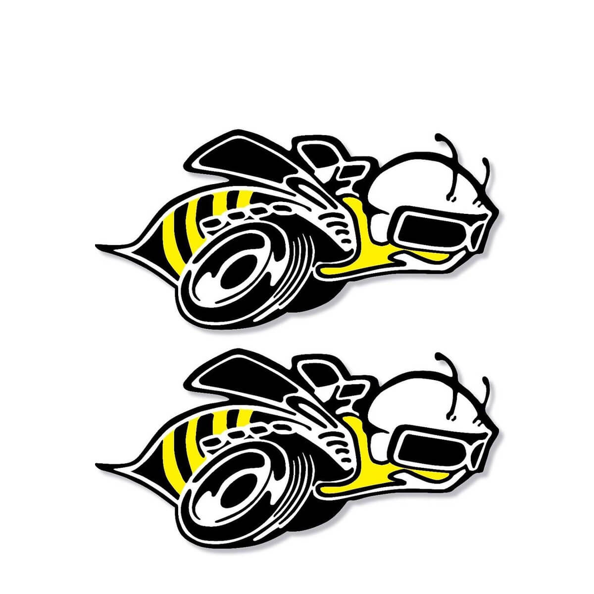 Super Bee fullcolour vinylstickers voor Dodge