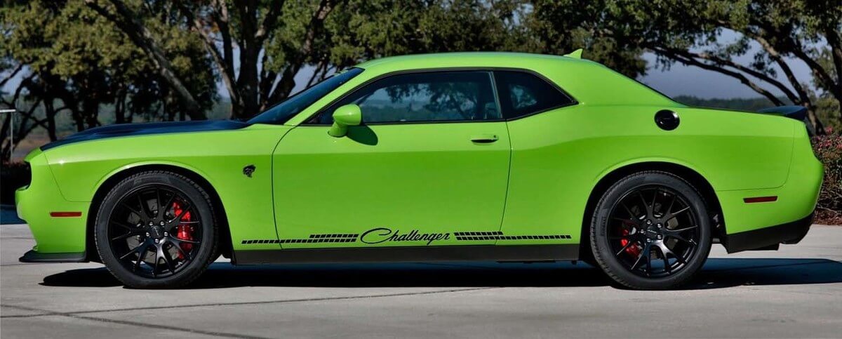 Dodge challenger 2008-2018 zijvinyl grafische stickers kit stickers