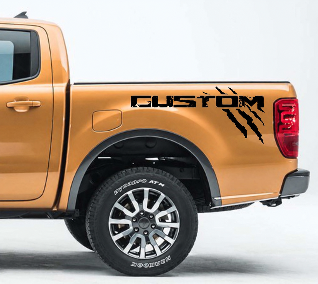 CUSTOM Klauw Paar Bedside Vinyl Decal Sticker voor Ford Ranger