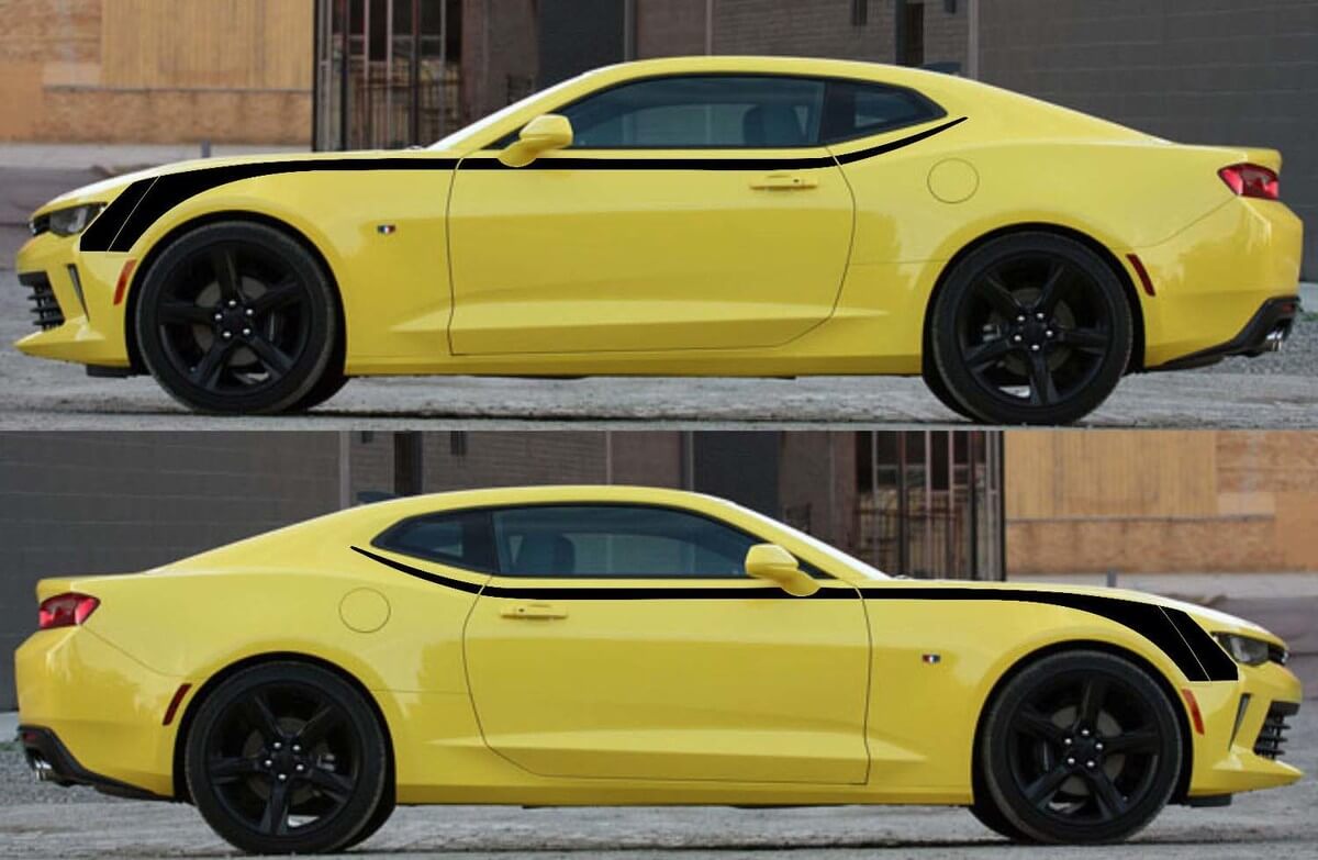 Hockey Upper Accent Graphics Stickers Decals Strepen voor Camaro 2016 - 2018
