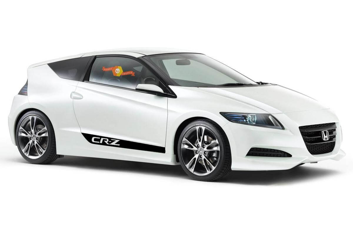 CR-Z Logo Deurstrepen Vinyl Decal Kit voor Honda CR-Z