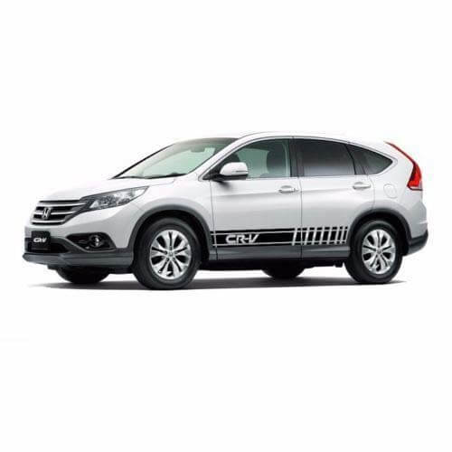 2X meerdere kleuren grafische strip Car Racing Vinyl Decal Sticker voor Honda CR-V