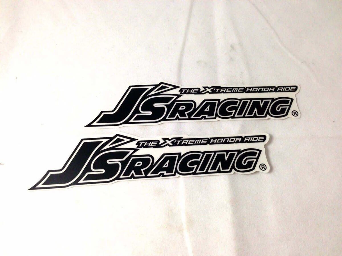 Set J's Racing-stijl zijvinylstickers voor Honda Civic Integra S2000