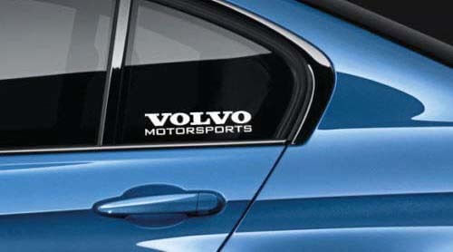 Volvo Motorsports zijraam vinylsticker voor Volvo