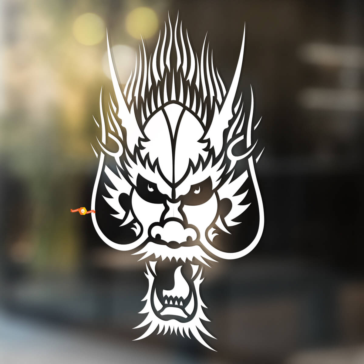 Dragon Head Aziatische Stijl Universele Vinyl Decal Sticker Universele Vinyl Decal Sticker