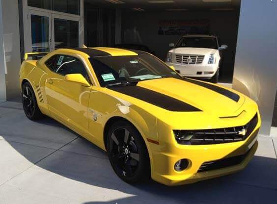 2010 Chevrolet Camaro Transformer 3 Style Rally Stripe Kit met onderste grill Blackout
