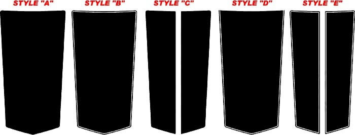 Midden motorkapstreep vinyl sticker voor Chevrolet Camaro LS/LT/SS 2010+