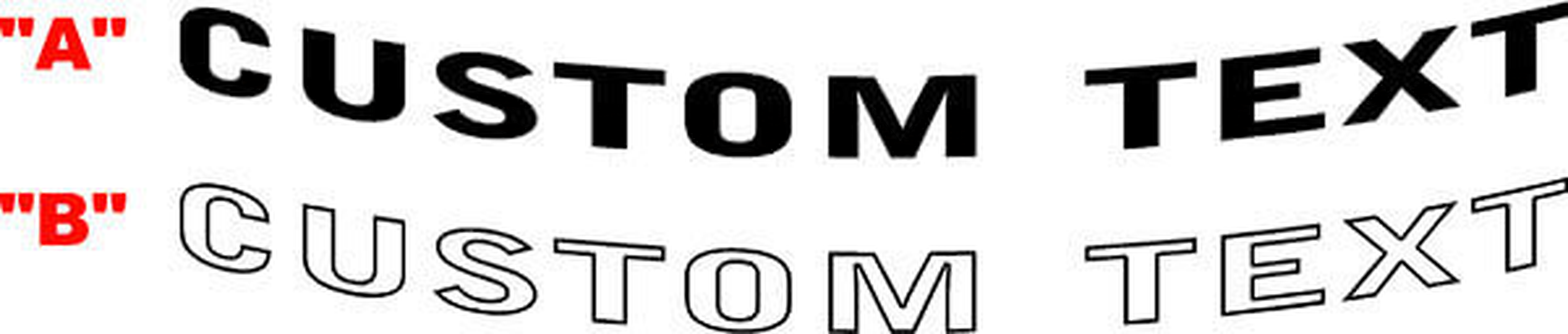 Aangepaste Letterbanner Windshield Vinyl Sticker voor Chevrolet Camaro 2010-2024