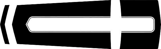 2010 en later Chevrolet Camaro Synergy Style Hood & Trunk Stripes Vinyl Decals Stickers
