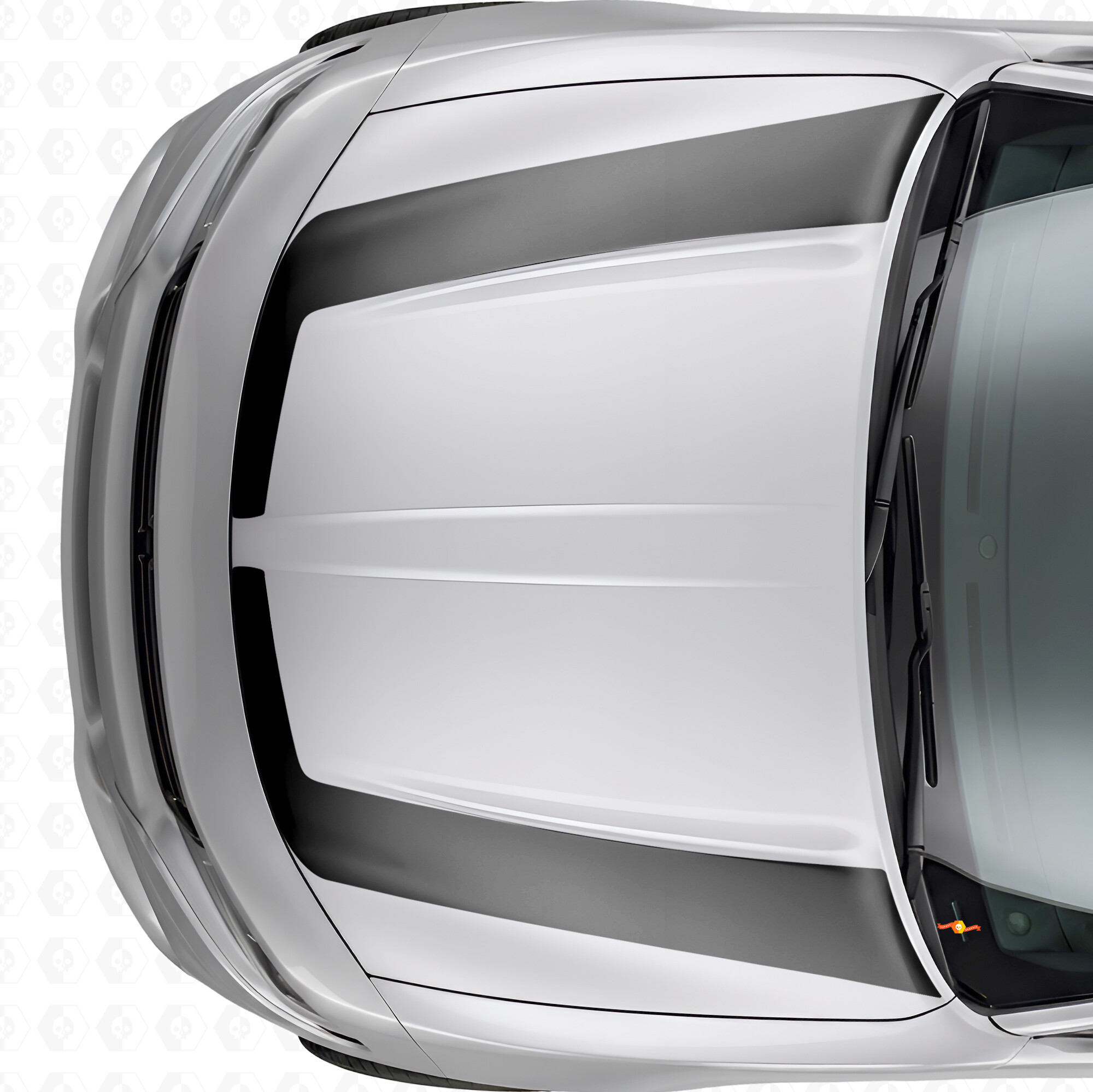 Accentstrepen Motorkap Vinyl Decal Sticker voor Dodge Charger 2015-2026