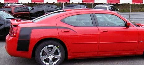 Claw Style Quarter Panel Strepen Vinyl Sticker Kit voor Dodge Charger 2006-2010