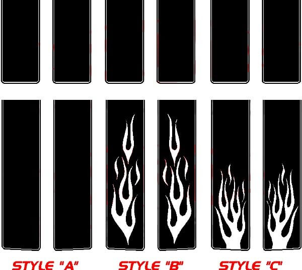 Silverado / Sierra / Tahoe / Suburban / Yukon / Avalanche Retrostijl SS-streepset
