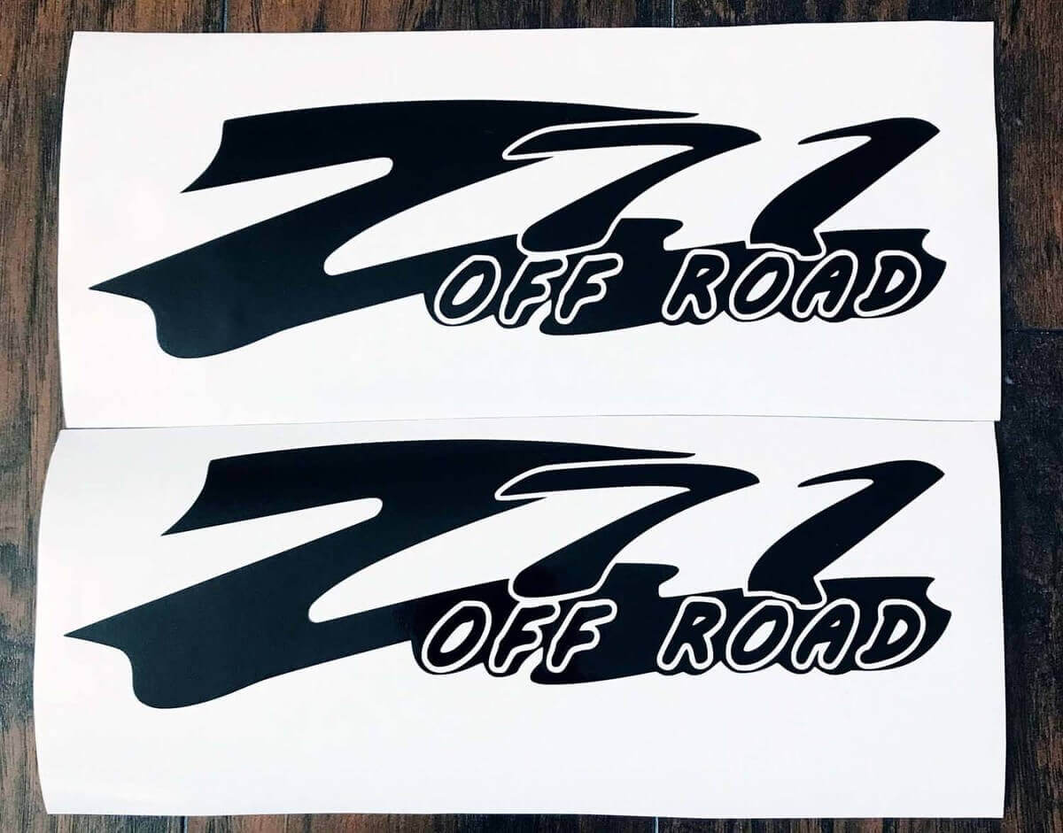 Z71 Off Road Universele Vinyl Decal Sticker voor GMC Sierra
