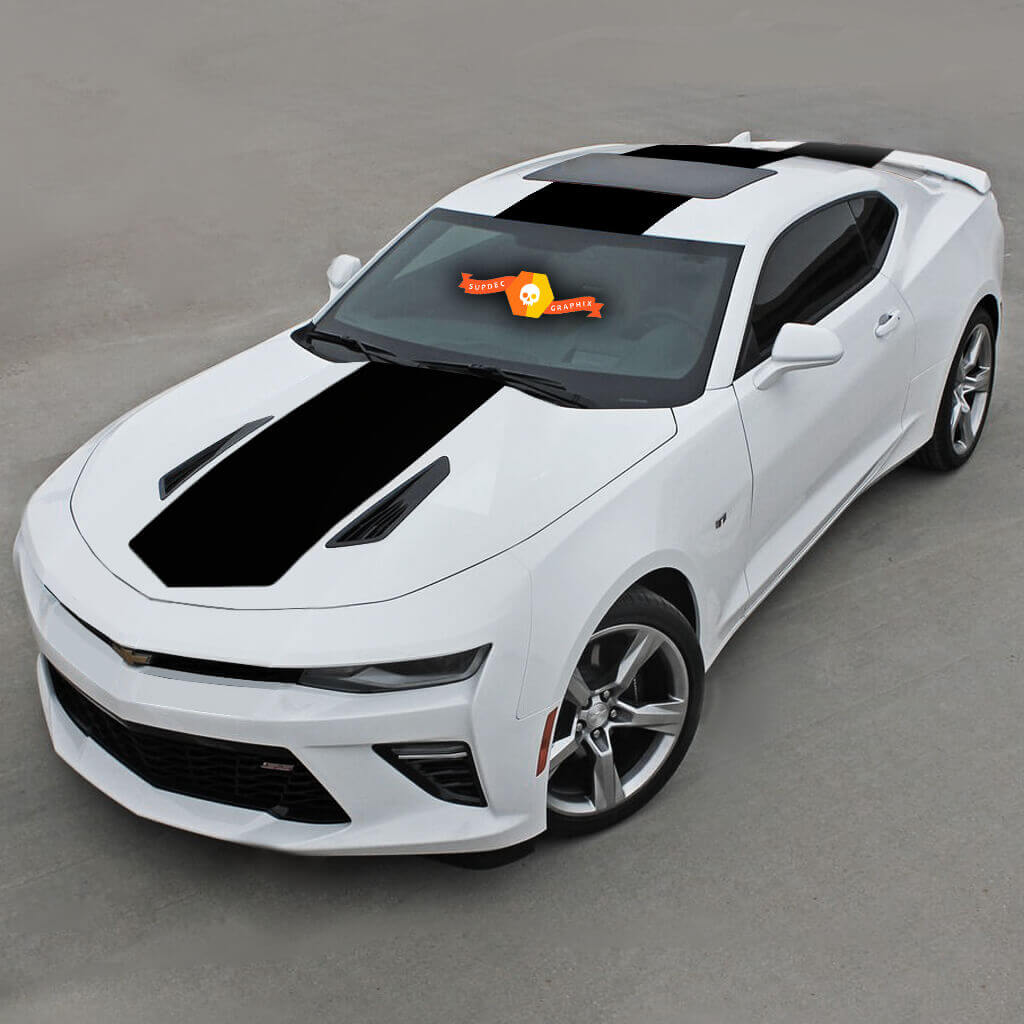 Volledige Top Zijkant Strip Vinyl Decal voor Chevrolet Camaro 2016-2018