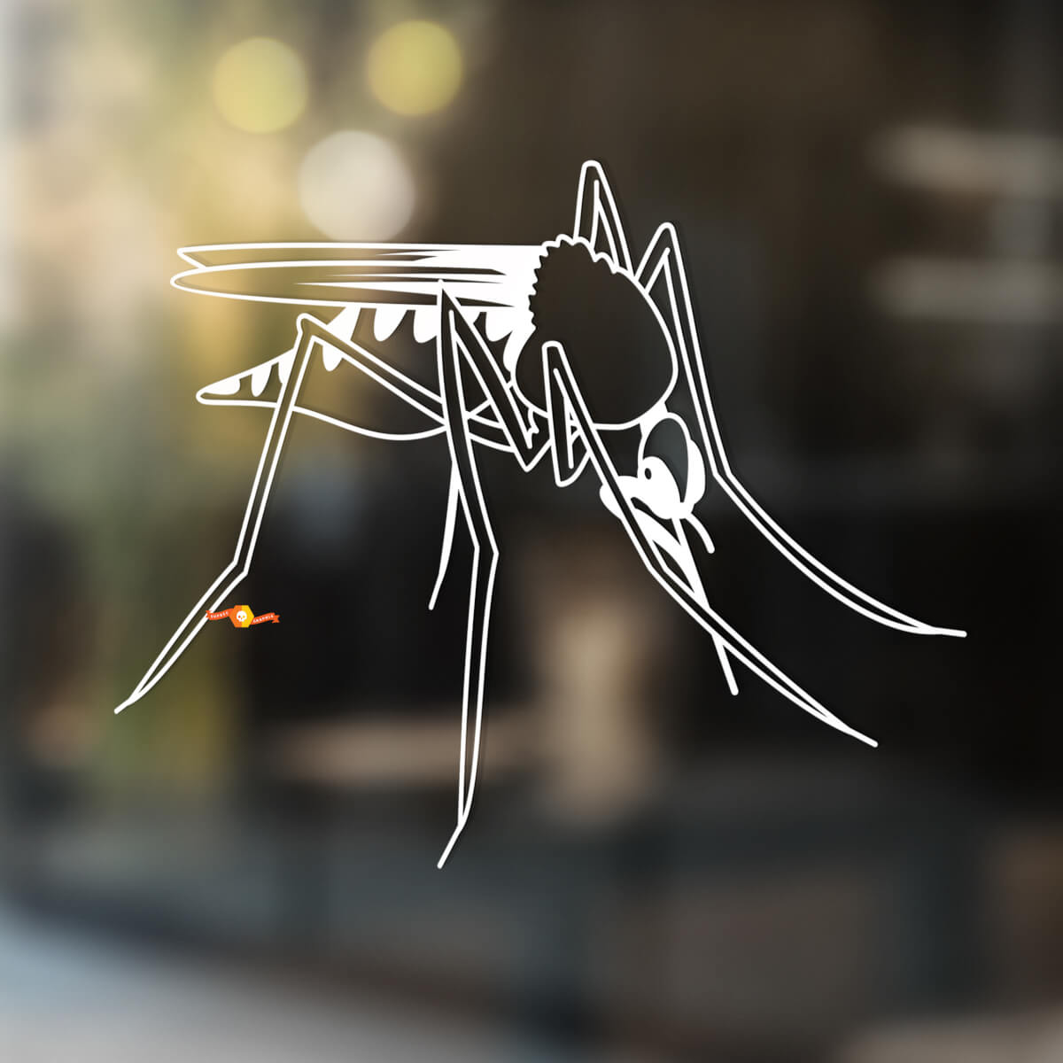 Gnat mosquito Vinyl Art Wall Window Bathroom Sticker Decal #2
