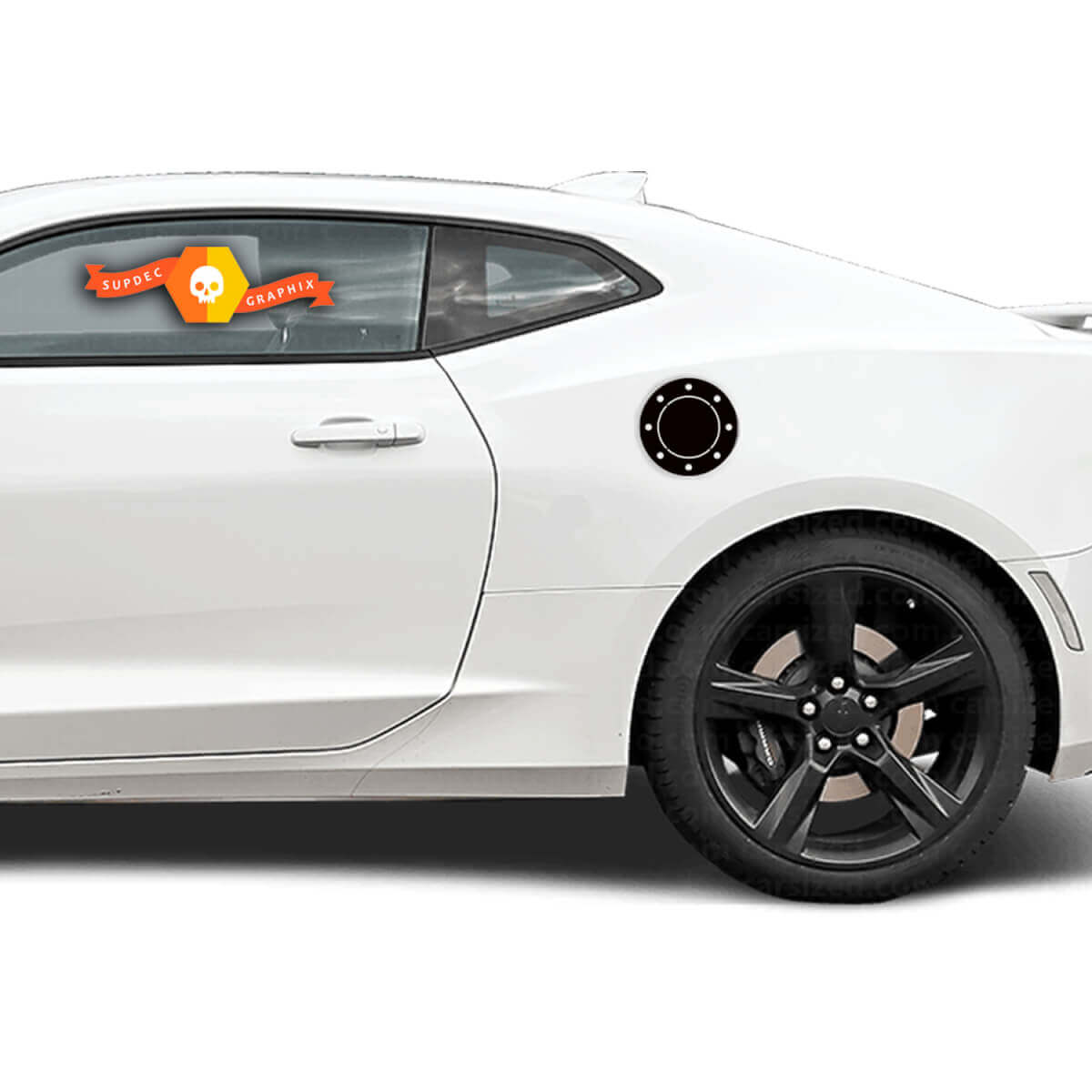 Chevrolet Camaro 2010-2020 benzinetankdeksel deur overlay sticker sticker
