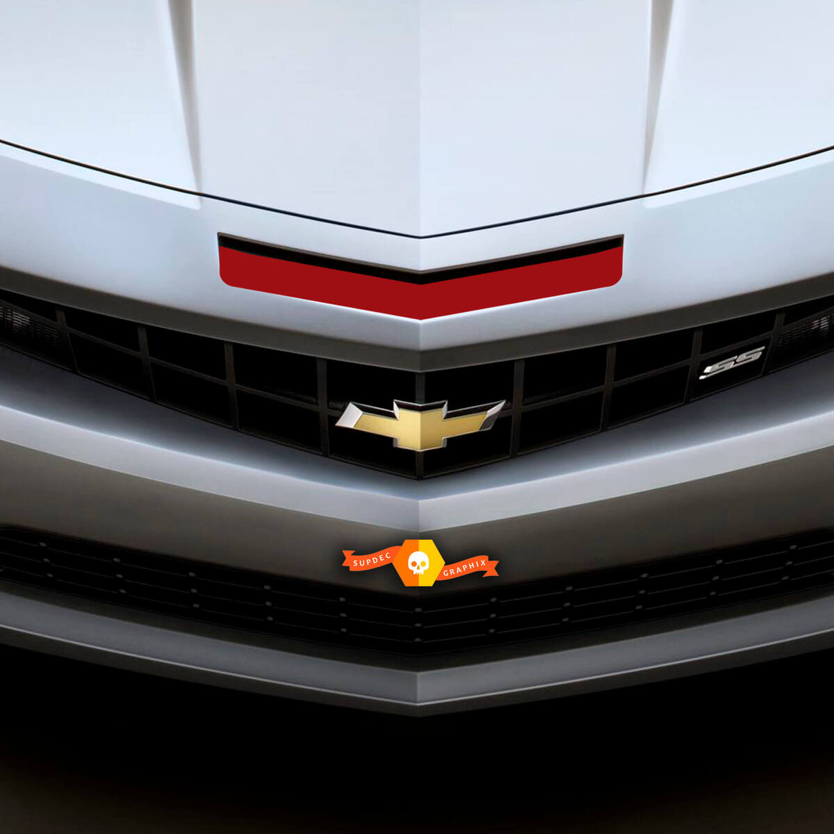 Chevrolet Camaro 2010-2013 Ss Mail Slot Vent Insert Streep Vinyl Sticker Sticker
