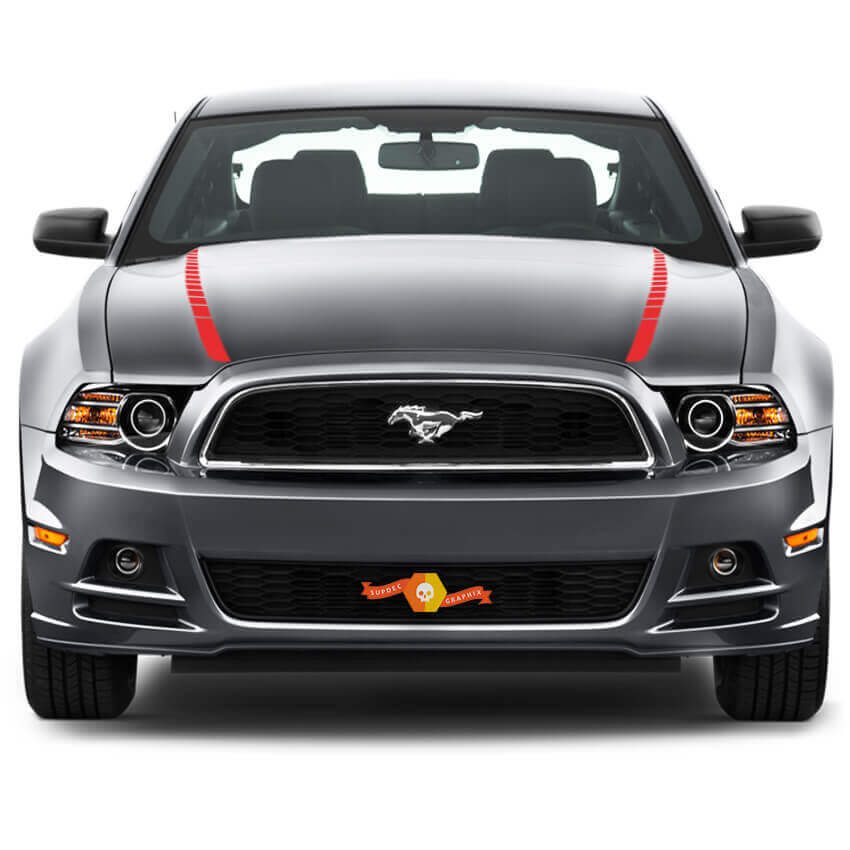 Ford Mustang 2013- 2020 Hood Spear zijaccentstrepen