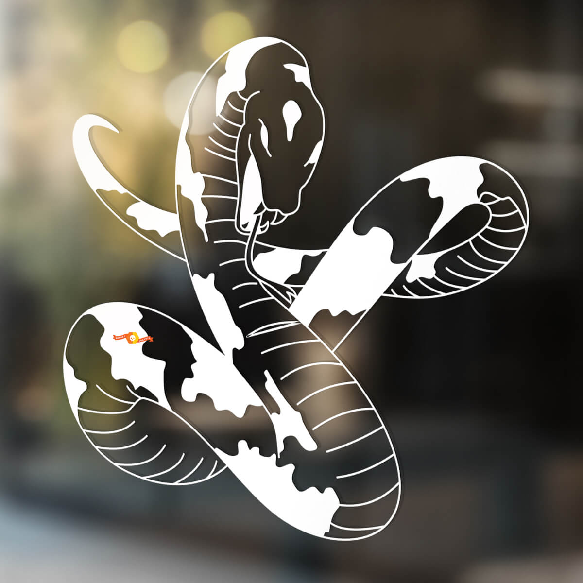 Snake Vinyl Art Wall Window Badkamer Sticker Sticker verwijderbaar #12
