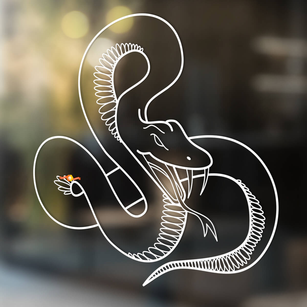 Snake Vinyl Art Wall Window Badkamer Sticker Sticker verwijderbaar #16
