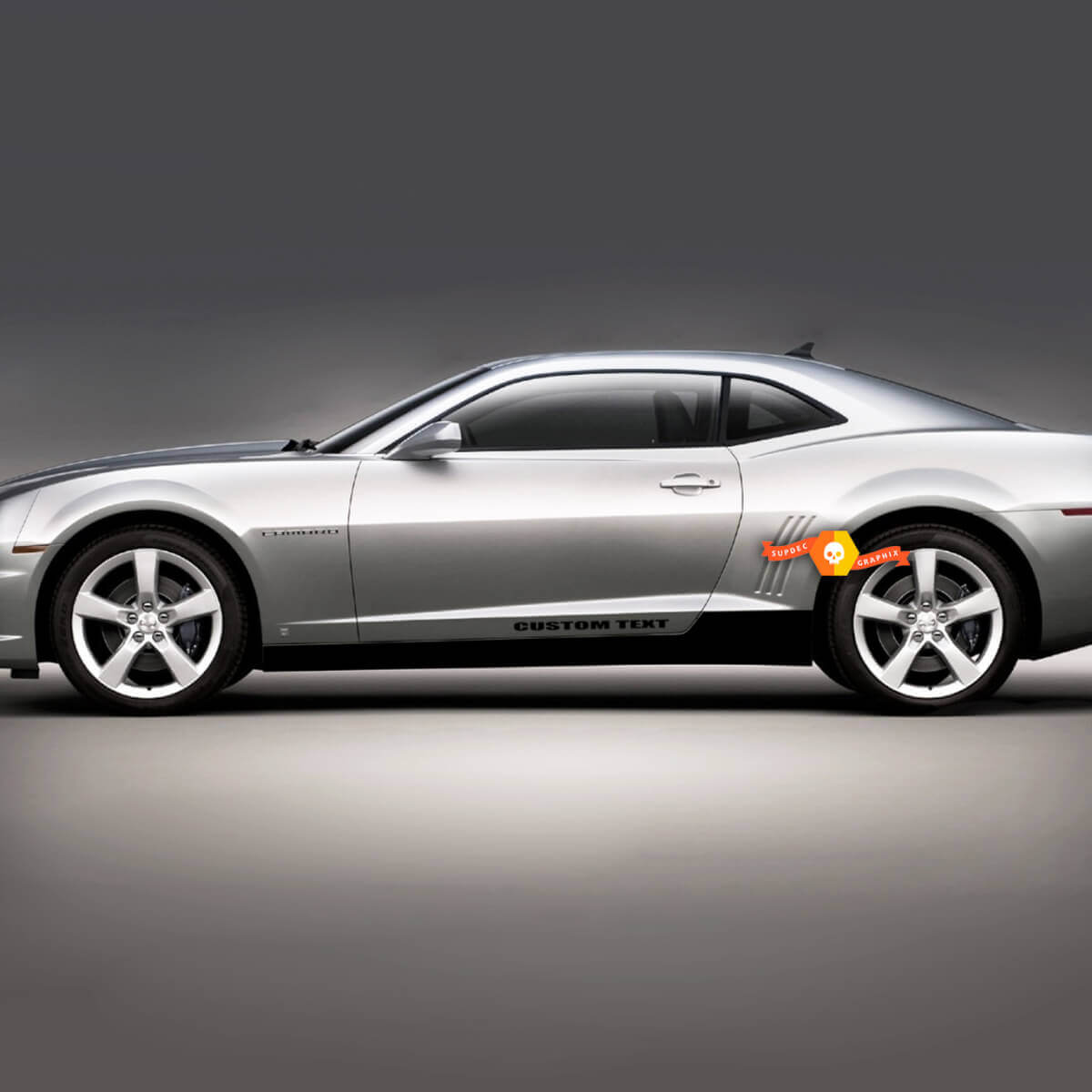 Onderste Rocker Panel Wrap Sticker sticker voor Chevrolet Camaro 2010-2015
