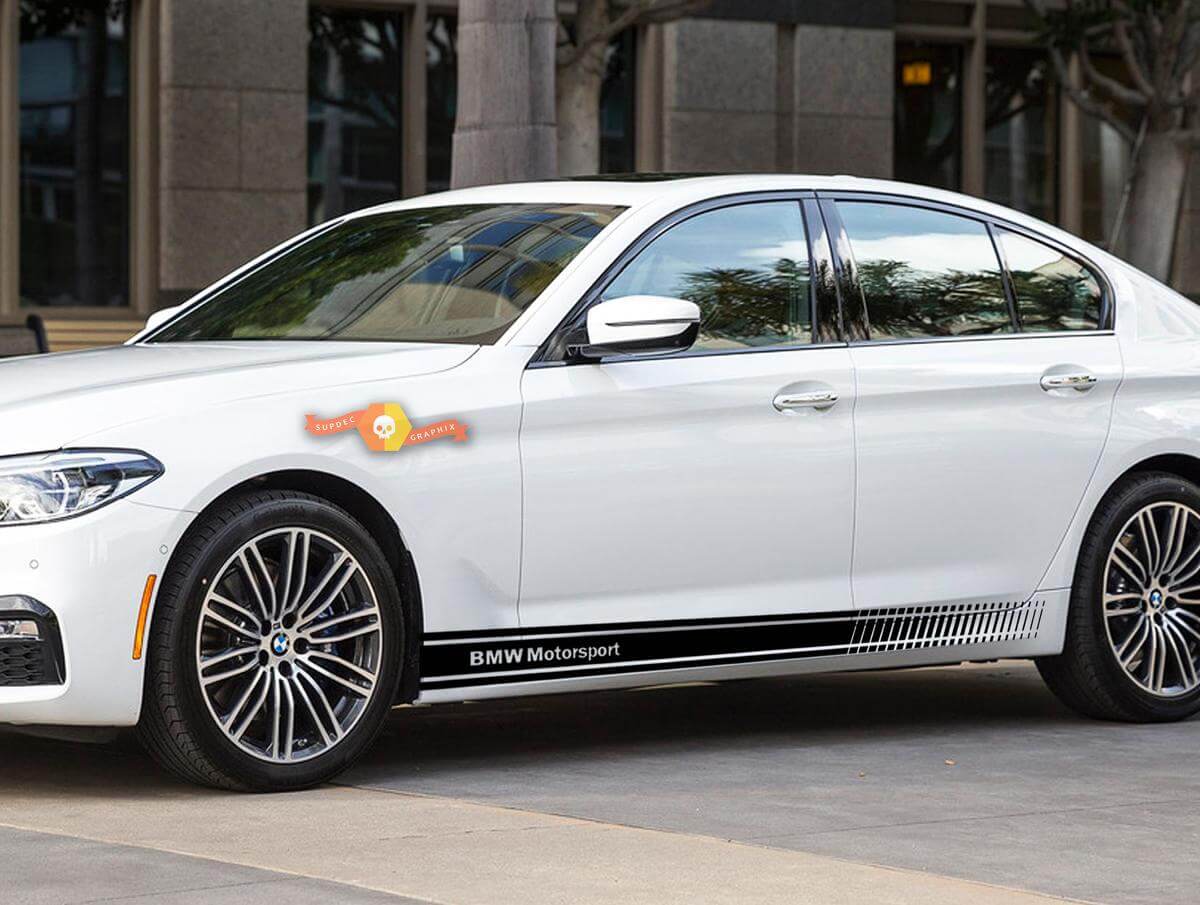 BMW Motorsport zijstrepen vinyl body sticker sticker BMW 1 3 5 7 serie x5 x6
